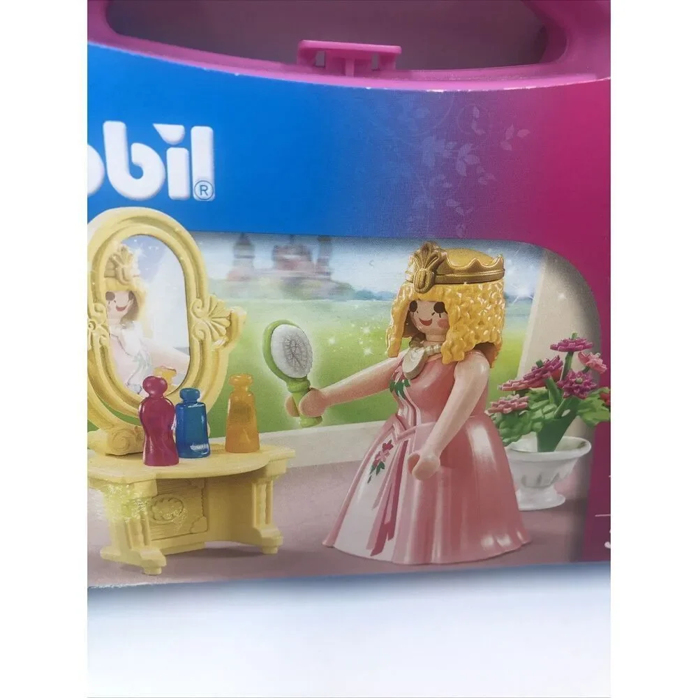 Playmobil Princess Vanity Carry Case pink set 5650 new sealed